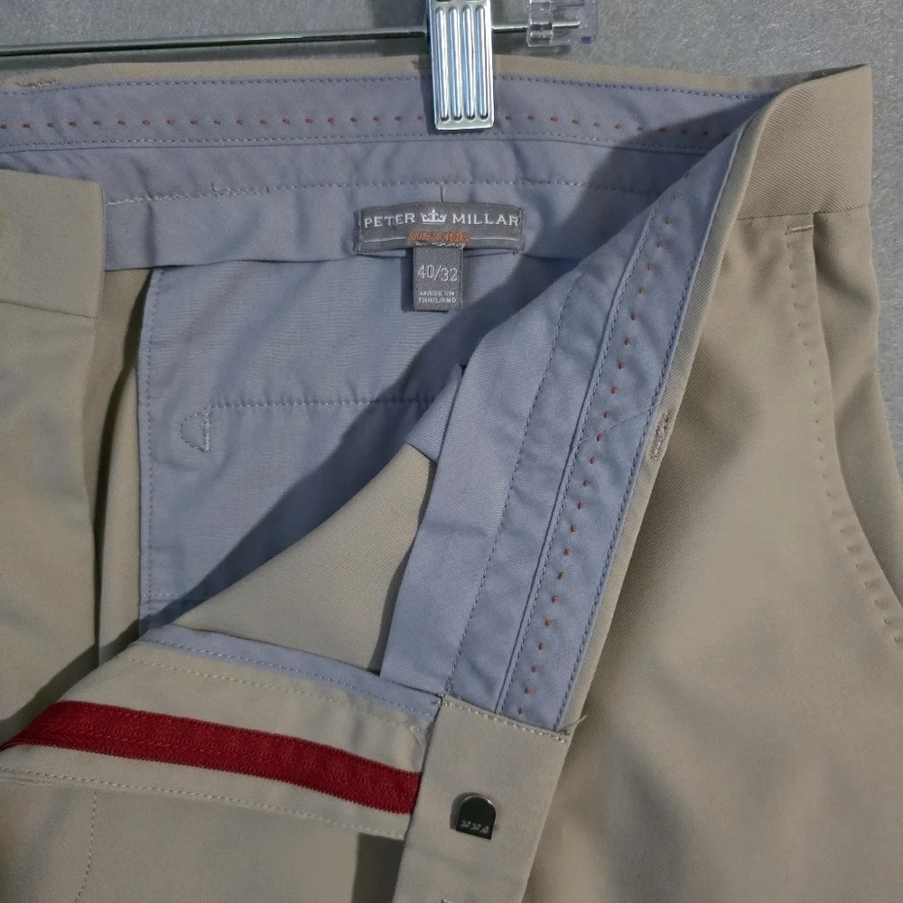 Peter Millar WICKING Mens Performance Golf Pants MS14EB78FB SIZE 40X32**